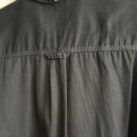 Men's Black Button-Up Shirt - Picture 6 of 6